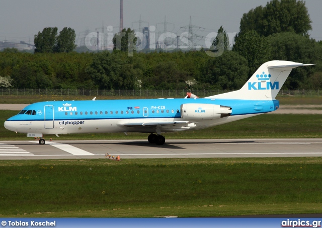 PH-KZB, Fokker 70, KLM Cityhopper