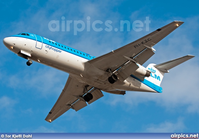 PH-KZC, Fokker 70, KLM Cityhopper