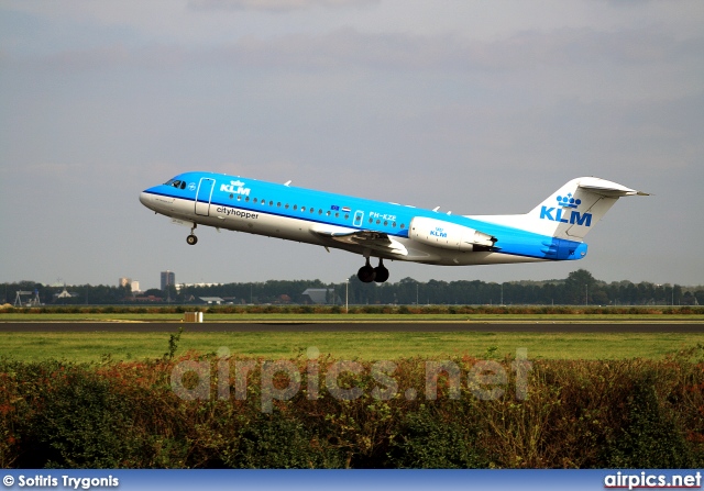 PH-KZE, Fokker 70, KLM Cityhopper