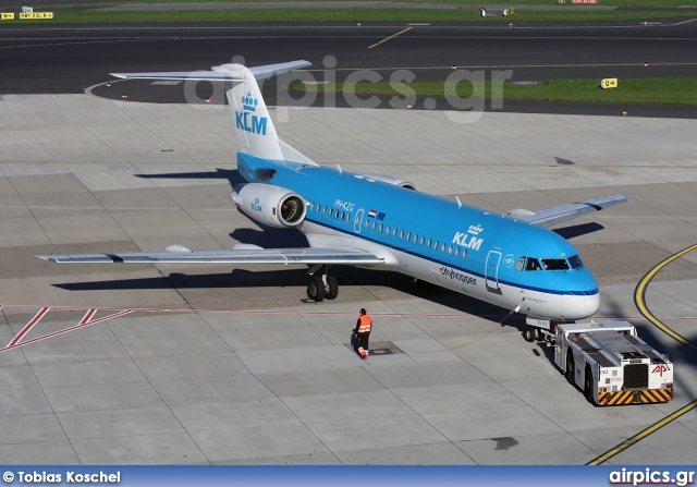 PH-KZG, Fokker 70, KLM Cityhopper