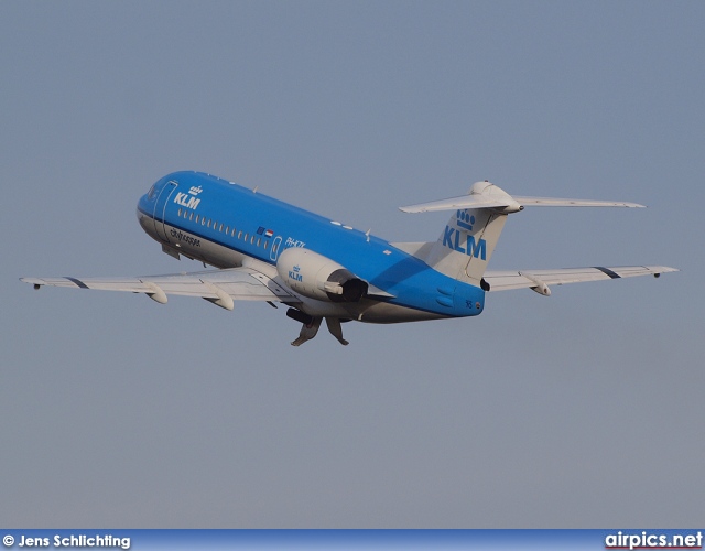 PH-KZK, Fokker 70, KLM Cityhopper