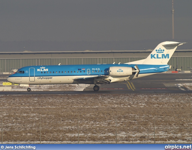 PH-KZL, Fokker 70, KLM Cityhopper