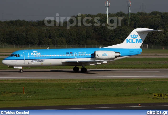 PH-KZN, Fokker 70, KLM Cityhopper