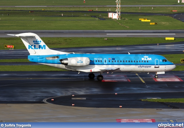 PH-KZN, Fokker 70, KLM Cityhopper