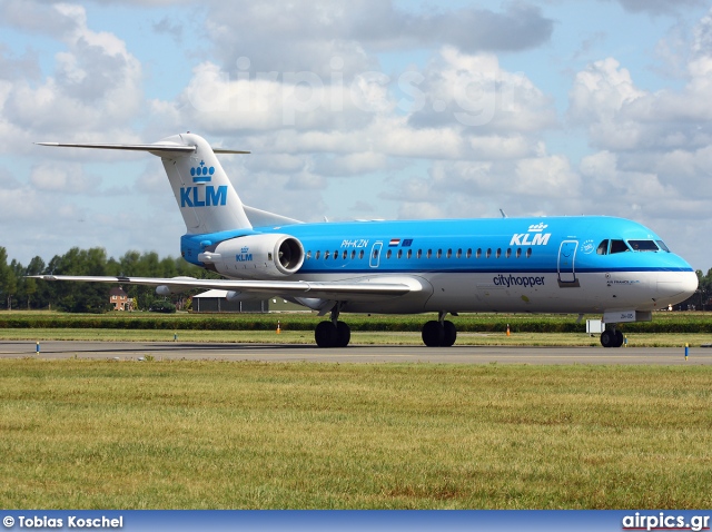 PH-KZN, Fokker 70, KLM Cityhopper