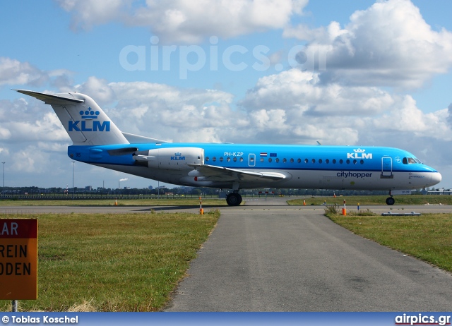 PH-KZP, Fokker 70, KLM Cityhopper