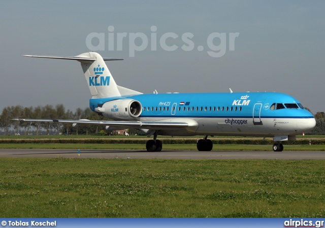 PH-KZS, Fokker 70, KLM Cityhopper