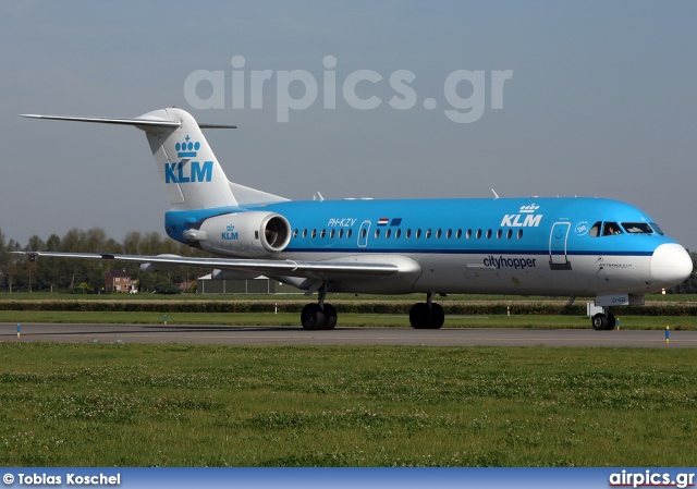 PH-KZV, Fokker 70, KLM Cityhopper