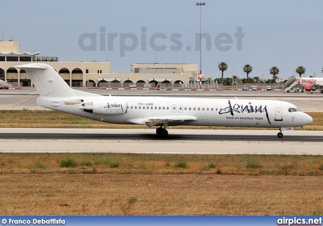 PH-LND, Fokker F100, Denim Air