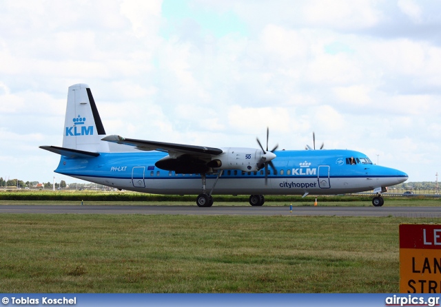 PH-LXT, Fokker 50, KLM Cityhopper