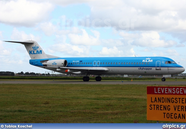 PH-OFE, Fokker F100, KLM Cityhopper