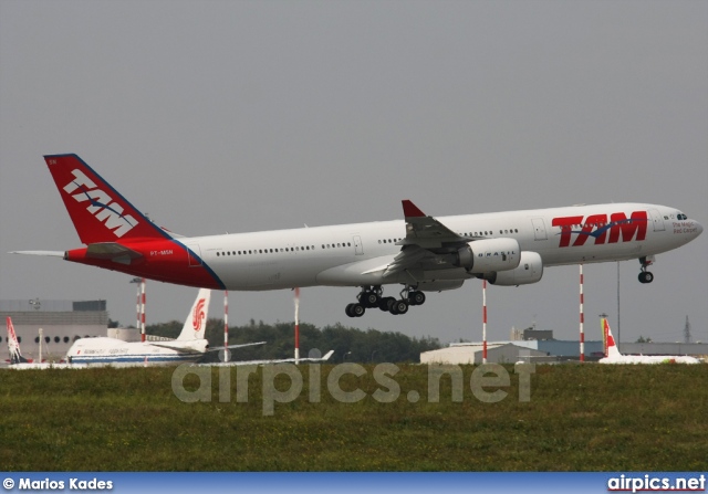 PT-MSN, Airbus A340-500, TAM Linhas Aereas