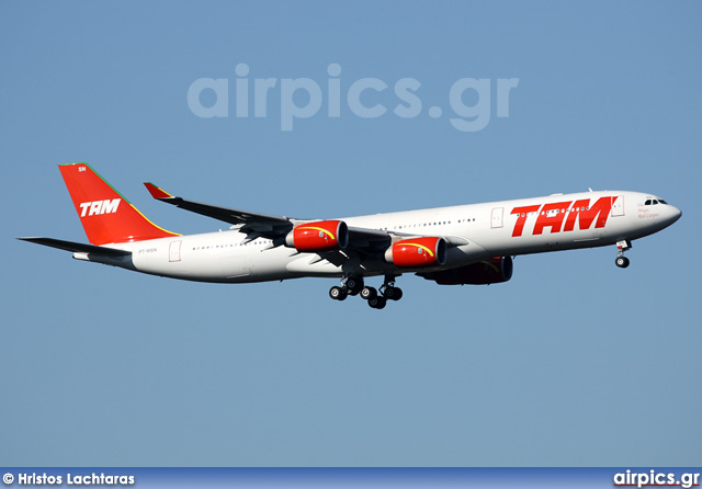 PT-MSN, Airbus A340-500, TAM Linhas Aereas