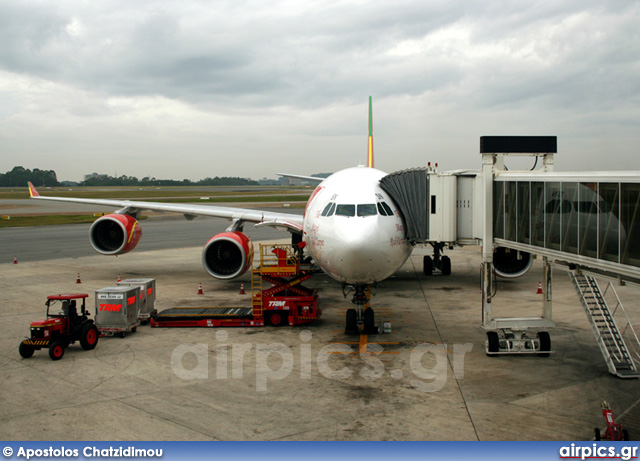 PT-MSN, Airbus A340-500, TAM Linhas Aereas