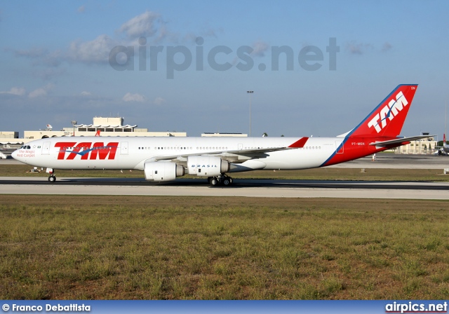 PT-MSN, Airbus A340-500, TAM Linhas Aereas