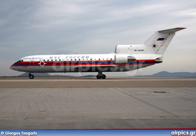 RA-42446, Yakovlev Yak-42-D, EMERCOM