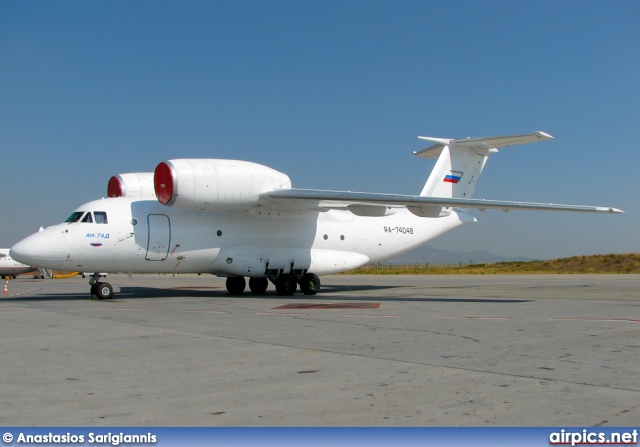 RA-74048, Antonov An-74D, 2nd Sverdlovsk Air Enterprise