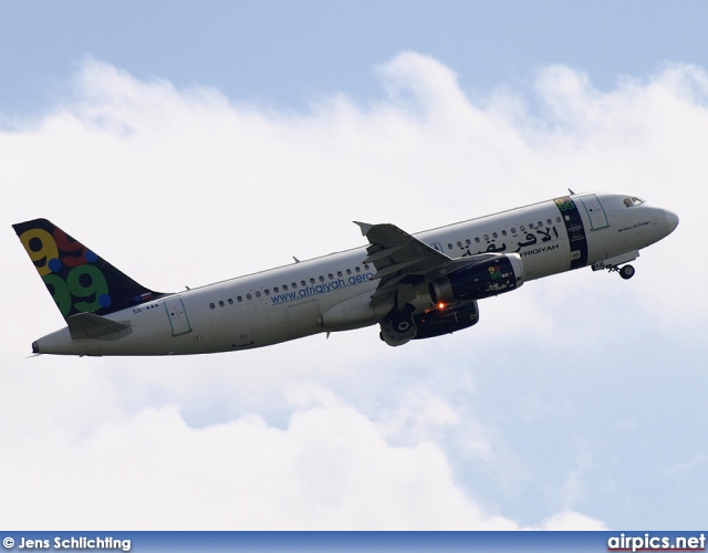 S5-AAA, Airbus A320-200, Afriqiyah Airways