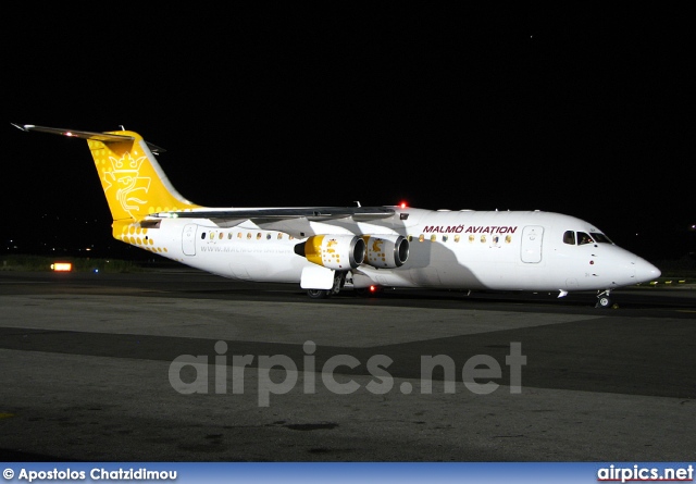 SE-DST, British Aerospace Avro RJ100, Malmo Aviation