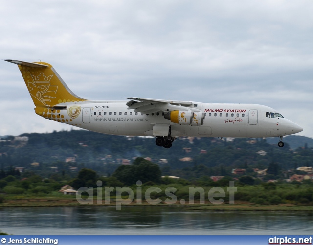 SE-DSV, British Aerospace Avro RJ100, Malmo Aviation