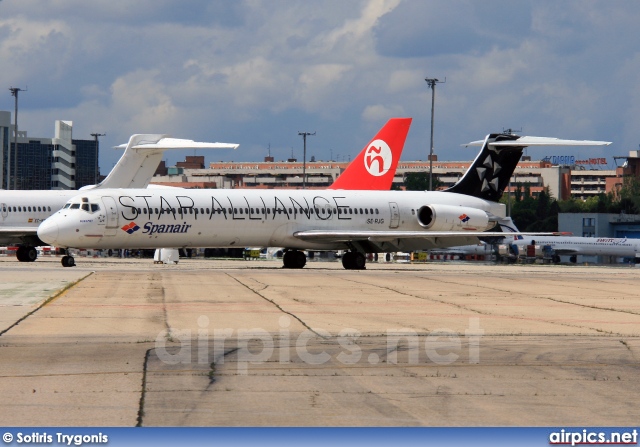 SE-RJG, McDonnell Douglas MD-83, Spanair