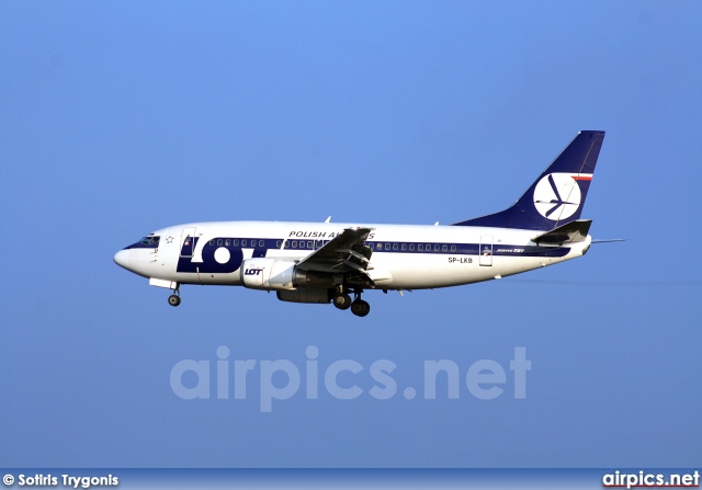 SP-LKB, Boeing 737-500, LOT Polish Airlines
