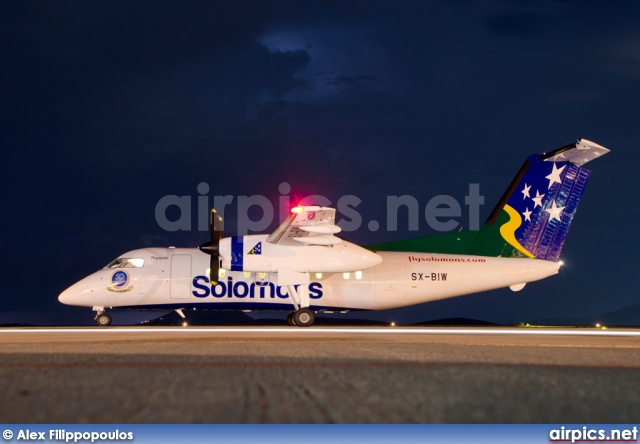 SX-BIW, De Havilland Canada DHC-8-100 Dash 8, Solomon Airlines