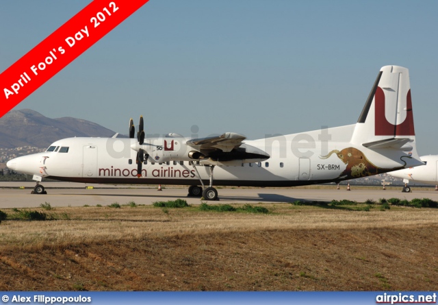 SX-BRM, Fokker 50, Minoan Airlines