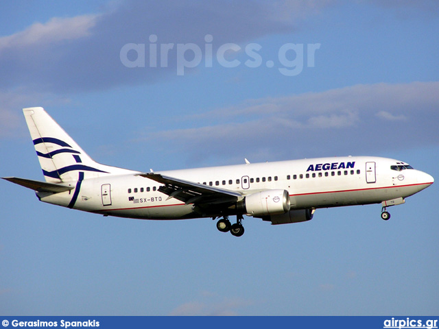 SX-BTO, Boeing 737-300, Aegean Airlines