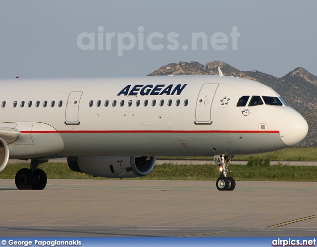 SX-DGA, Airbus A321-200, Aegean Airlines