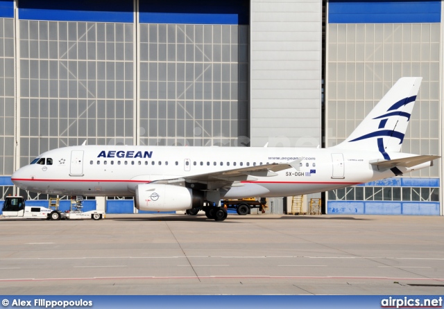 SX-DGH, Airbus A319-100, Aegean Airlines