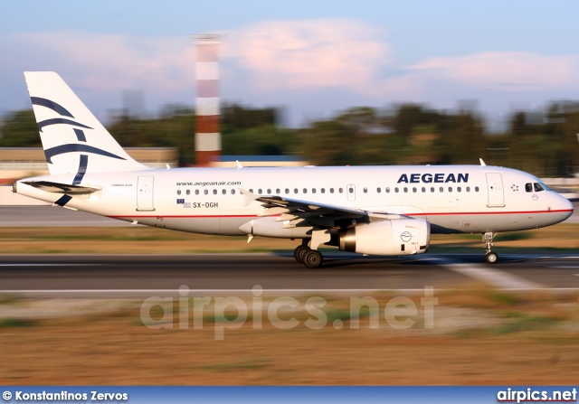 SX-DGH, Airbus A319-100, Aegean Airlines