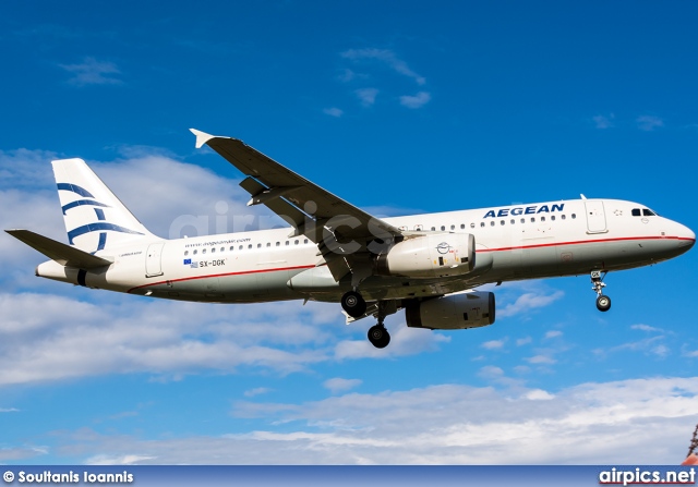 SX-DGK, Airbus A320-200, Aegean Airlines