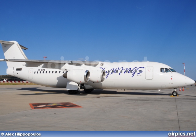 SX-DMB, British Aerospace Avro RJ100, Sky Wings