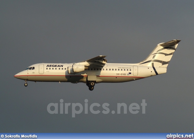 SX-DVB, British Aerospace Avro RJ100, Aegean Airlines