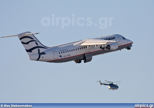 SX-DVC, British Aerospace Avro RJ100, Aegean Airlines