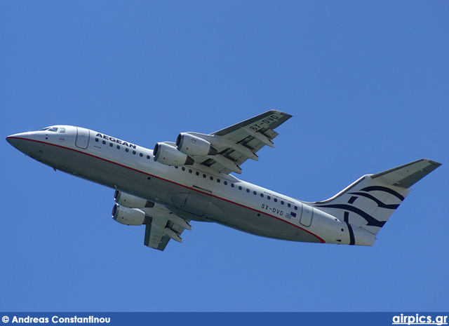 SX-DVD, British Aerospace Avro RJ100, Aegean Airlines