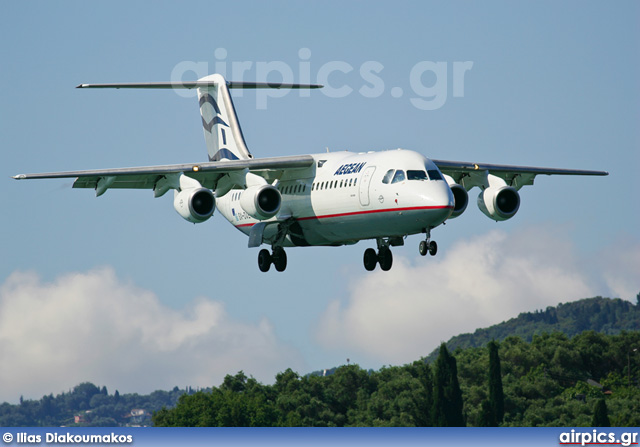 SX-DVE, British Aerospace Avro RJ100, Aegean Airlines