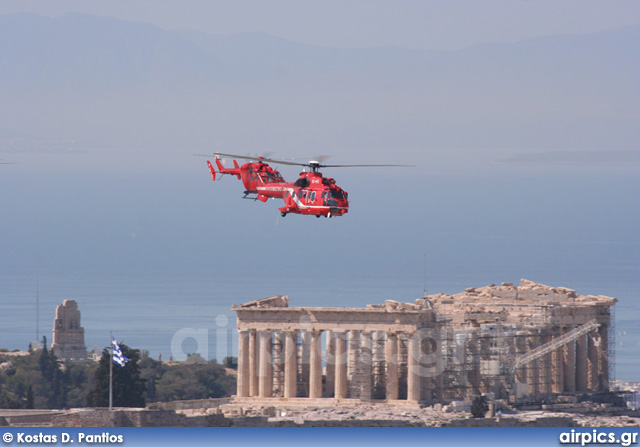 SX-HFG, Aerospatiale (Eurocopter) AS 332-L1 Super Puma, Hellenic Fire Department