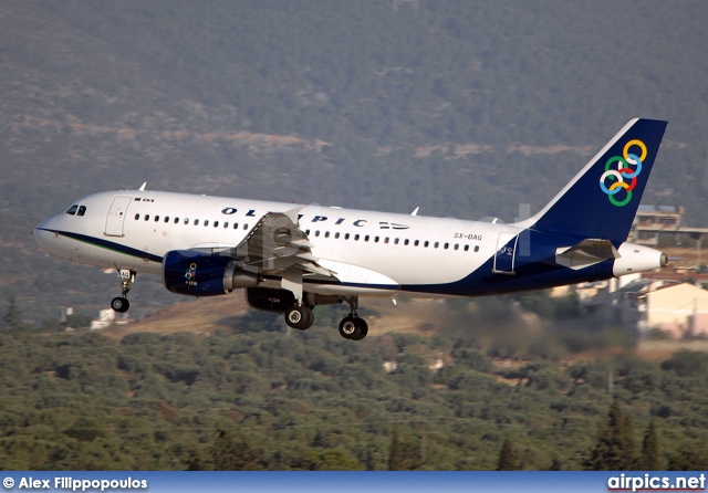 SX-OAG, Airbus A319-100, Olympic Air