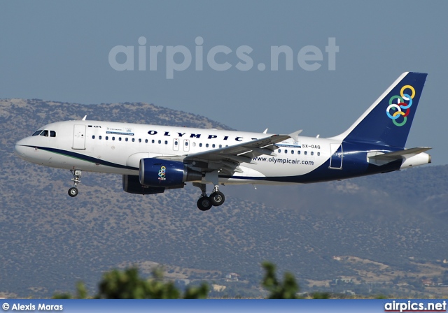 SX-OAG, Airbus A319-100, Olympic Air