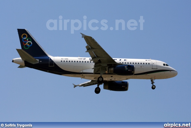 SX-OAK, Airbus A319-100, Olympic Air