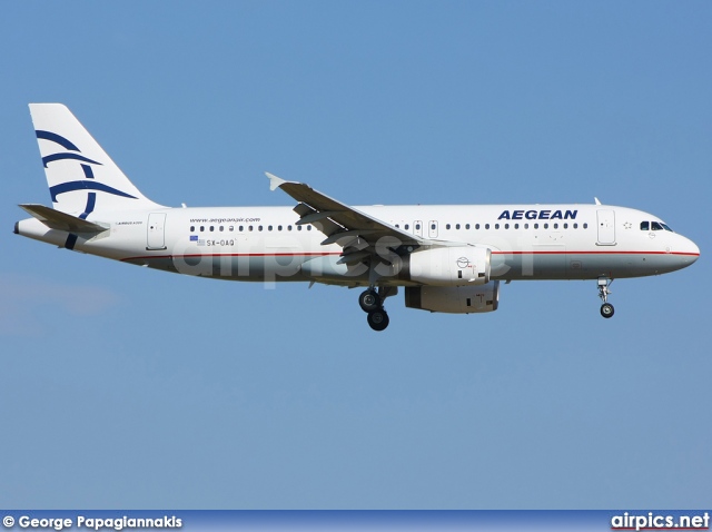 SX-OAQ, Airbus A320-200, Aegean Airlines