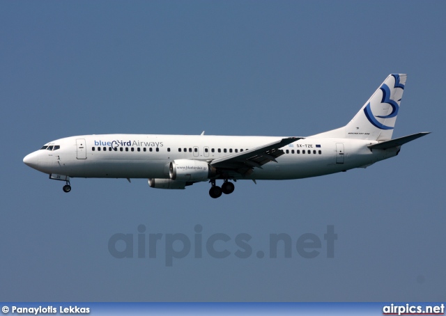 SX-TZE, Boeing 737-400, Blue Bird Aviation