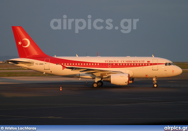 TC-ANA, Airbus A319-100CJ, Turkish Government