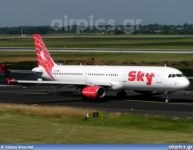 TC-SKI, Airbus A321-100, Sky Airlines