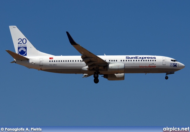 TC-SNJ, Boeing 737-800, SunExpress