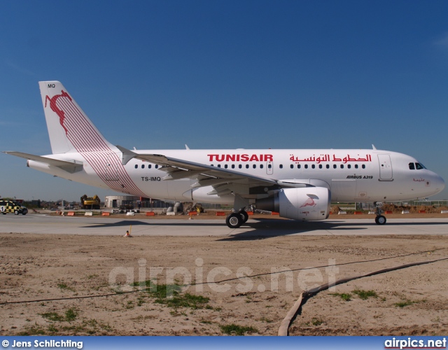 TS-IMQ, Airbus A319-100LR, Tunis Air