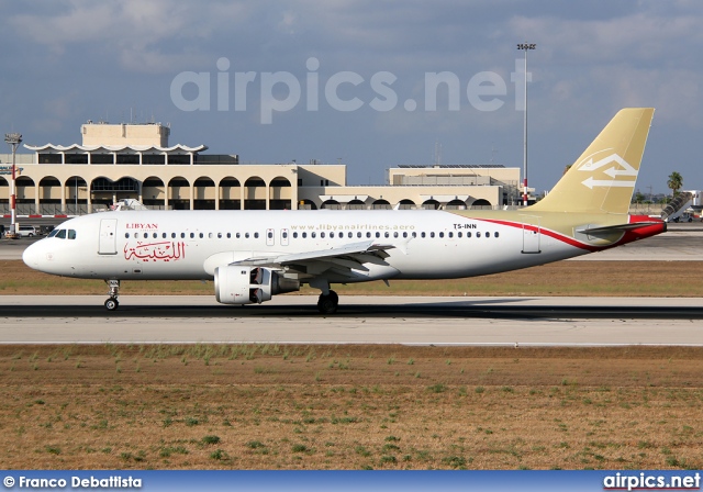 TS-INN, Airbus A320-200, Libyan Airlines