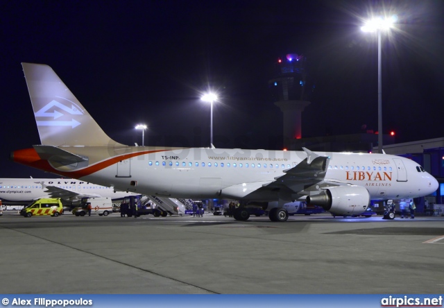 TS-INP, Airbus A320-200, Libyan Airlines